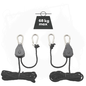 Wieszaki linkowe z regulacją wysokości o udźwigu 68 kg EazyGrow