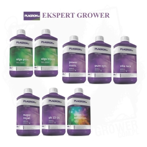 Kompletny zestaw nawozów Plagron Expert Grower BIO wystarcza na 1m2 uprawy w ziemi