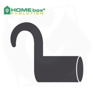 Hak długi do rurek 4 szt. fi22mm firmy Home Box