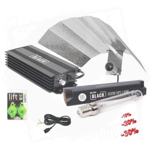 Zestaw oświetleniowy Hammered V LUMii Black Electronic 600W DUAL HPS