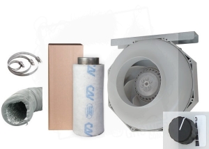 Kompletny zestaw wentylacyjny Can Lite 810m³ / cztery prędkości Max Fan