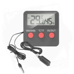 Stacja pogody termometr/higrometr IN/OUT - pomiar obu wartości na zewnętrznych sondach