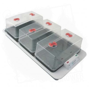 Podgrzewana taca + 3 szklarenki 80 x 41 x h20 cm 230V