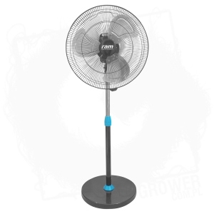 Wentylator stojący RAM Heavy Duty Pedestal Fan 4-biegowy z oscylacją Ø45cm 140W DUŻA MOC!