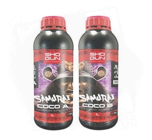 Shogun Samurai Coco A+B 1L - nawóz podstawowy do kokosu na fazę wzrostu i kwitnienia