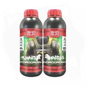 Shogun Samurai Hydro Grow A+B 1L woda twarda - nawóz podstawowy do hydro na fazę wzrostu 