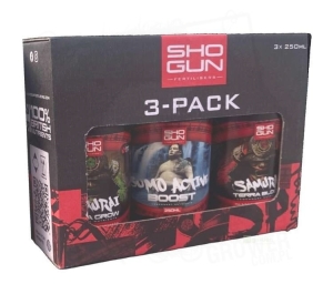 Shogun Terra 3 Pack zestaw nawozów do uprawy w glebie