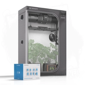 Growbox AC Infinity AI+ 120x60x180 cm – zestaw uprawowy 220W LED + Athena Blended Line Kit 8x946ml