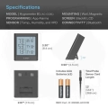 AC Infinity Smart Hygrometr B1 inteligentna stacja pogody Bluetooth z zew czujnikiem 3,66m miernik temperatury i higrometr-6.jpg