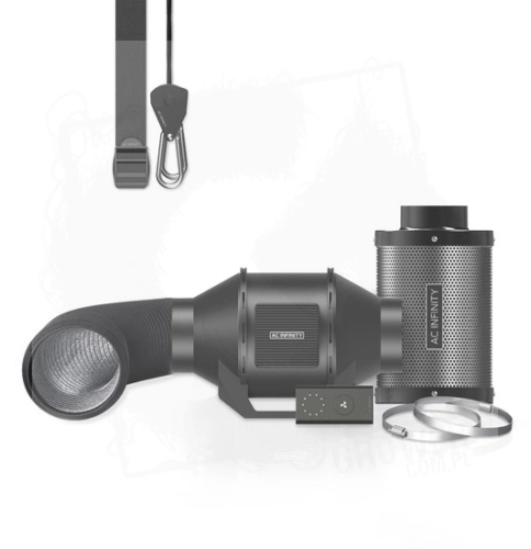 Zestaw wentylacyjny AC Infinity 100mm wentylator kanałowy z regulacją prędkości filtr węglowy i przewód wentylacyjny-1.jpg