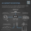 Zestaw wentylacyjny AC Infinity 100mm wentylator kanałowy z regulacją prędkości filtr węglowy i przewód-3.jpg