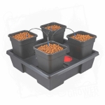 System Hydroponiczny WILMA LARGE 4 rośliny, 75x75xh21cm / 50L donice 18L