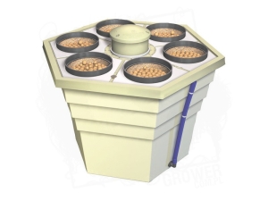 Rain Forest.2  Kompletny system Hydro-Aeroponiczny GHE na 6 roślin (66x66cm)