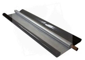 Folia srebrno - czarna antydetekcyjna światłoszczelność 100% 100mb x1.25m h