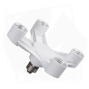 Splitter 4 - rozgałęziacz do żarówek na 4 gniazda E27