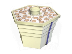 Rain Forest.2  Kompletny system Hydro-Aeroponiczny GHE na 36 roślin (66x66cm)