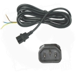 Przewód przedłużający z wtyczką IEC męskie 4m 3x1.5mm
