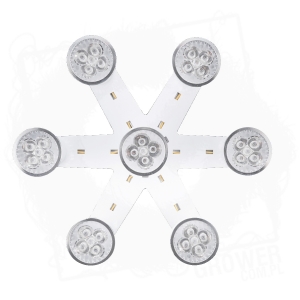 Zestaw 70W 7 x żarówka LED + Splitter 7 - standard wegetacja i kwitnienie