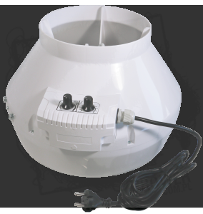 Wentylator promieniowy z regulacją obrotów i temperatury Ø200, 780m3/h