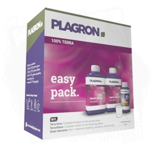 Zestaw nawozów Plagron Easy Pack Terra wystarcza na 3-6 roślin