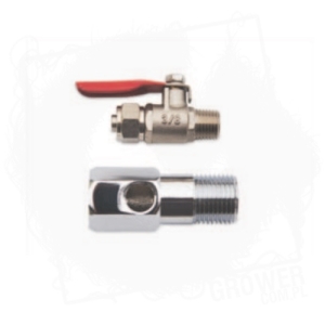 Zawór do wody przyłączeniowy 1/2-3/8'' stalowy 