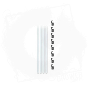 Zestaw dodatkowych rurek wiszących HomeBox fi16mm - 4 x 100cm