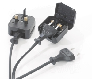 Adapter/wtyczka typ:BS1363 - brytyjska 3-pinowa/europejska