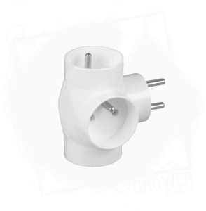 Rozgałęźnik 3-gn okrągłe z bolcem