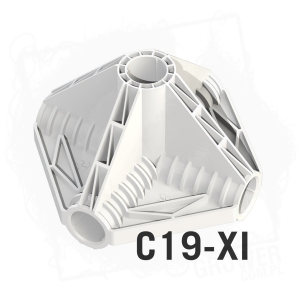 Łącznik rurek typu XI do boxów SECRET JARDIN fi19mm