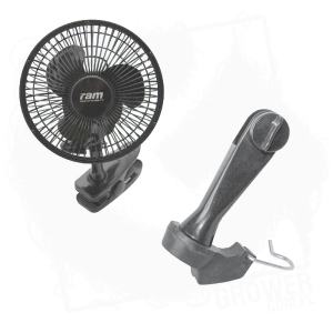 EKO-CLIP FAN RAM 2-biegowy Ø20cm 15W wentylator z klipsem i uchwytem na rurkę