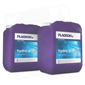 Plagron Hydro  A&B 10L - dwuskładnikowy nawóz dla fazy wzrostu i kwitnienia