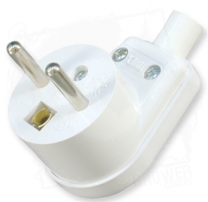 Wtyczka kątowa z uziemieniem