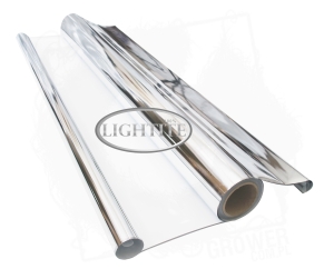 Folia antydetekcyjna Srebrno - Biała 100% Lightite cała rolka 1.25h x 100mb