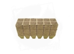Doniczki torfowe kwadratowe średnie zespolone 5 x 5 cm, 12szt