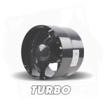 Wentylator osiowo kanałowy VKO Ø150mm Turbo 358m3/h